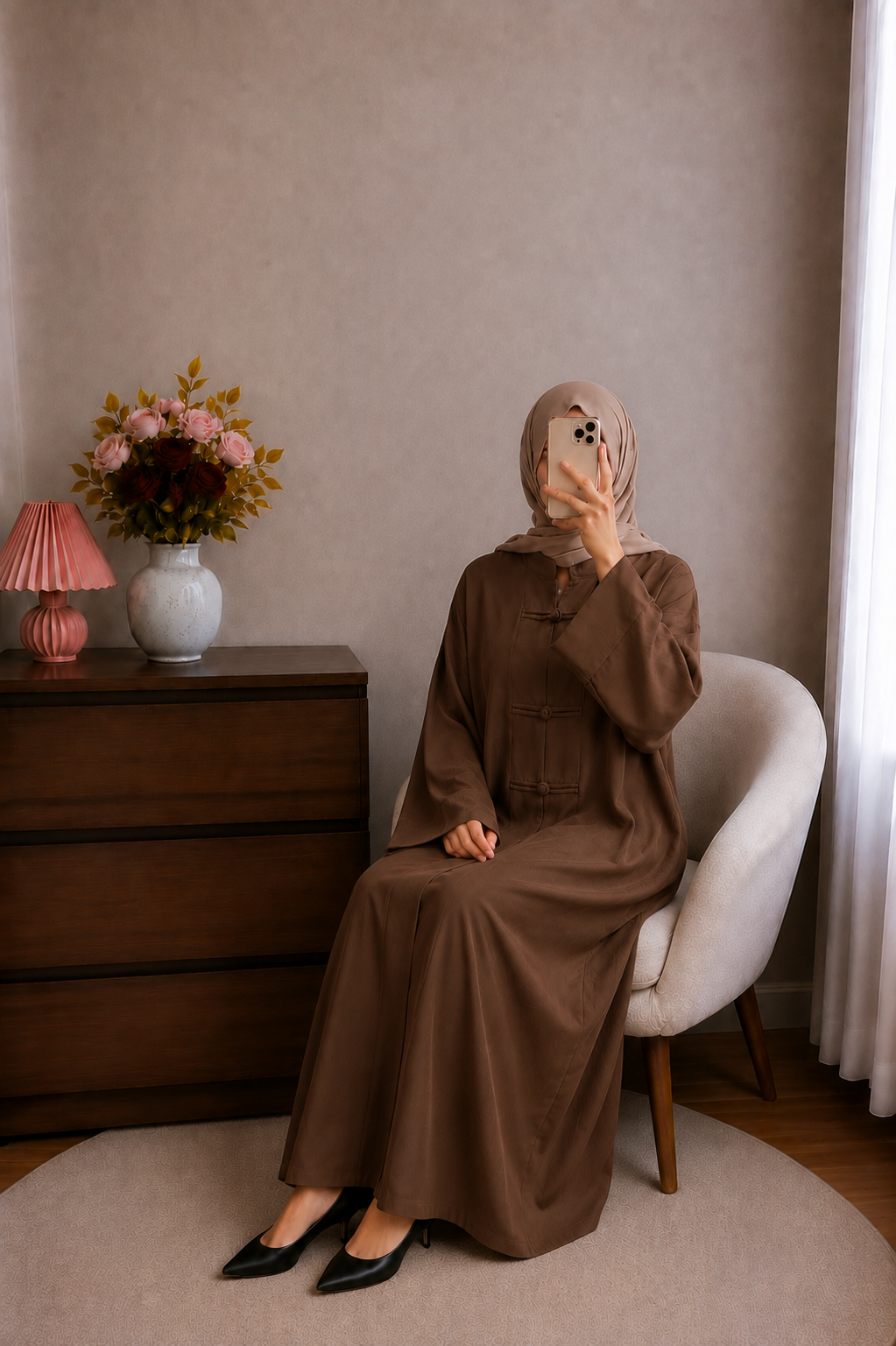 Mairam - Chocolat - assise