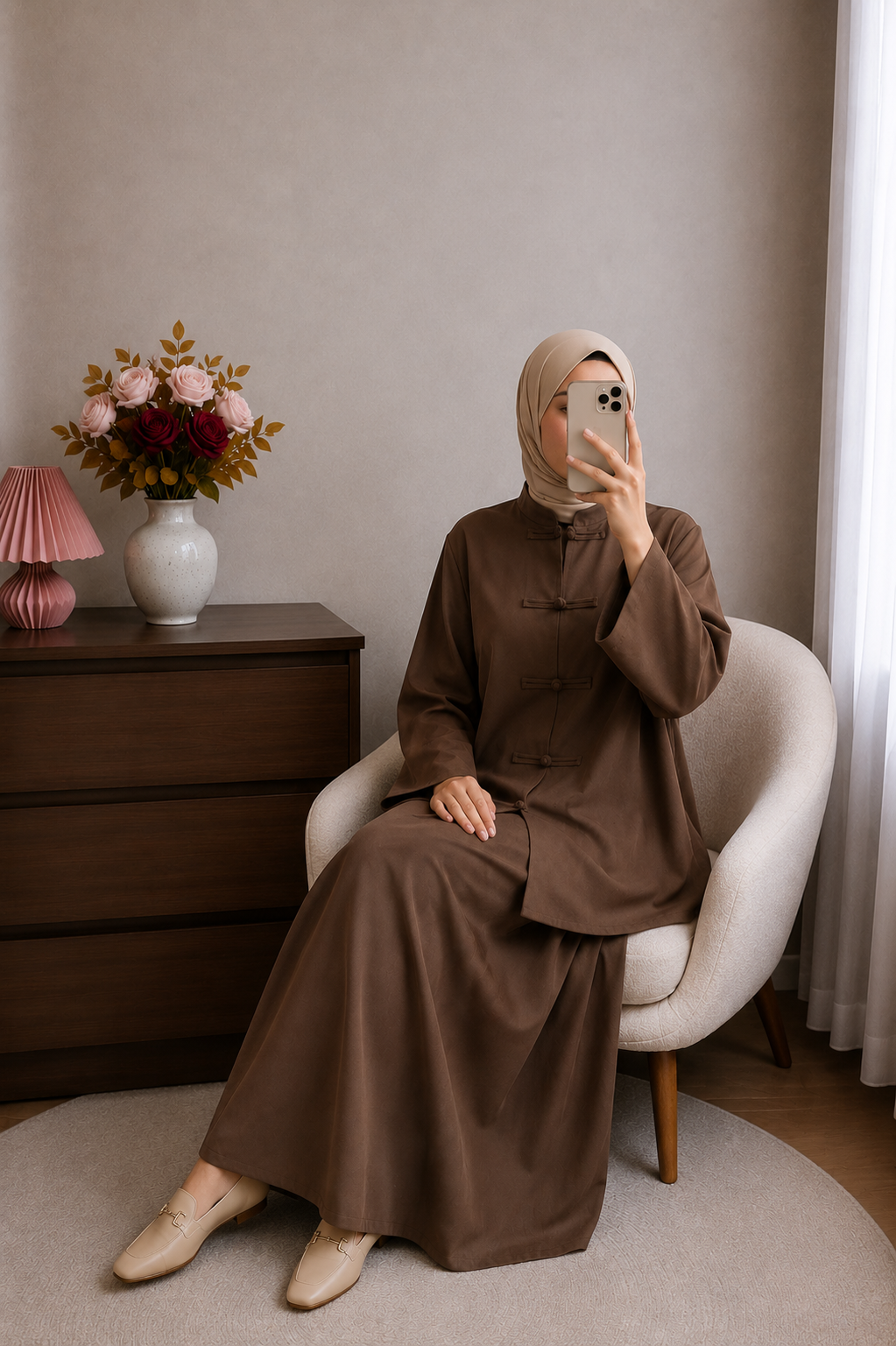 Rima - Chocolat - assise
